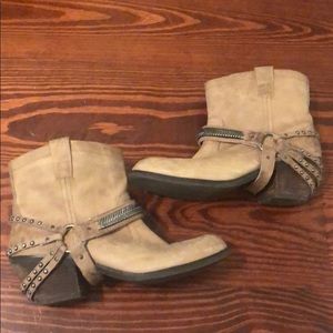 Giani Bini Rustic Booties Size 11